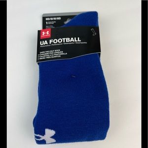 Under Armour UA Football Over The Calf  Socks Men 4-8.5 Women 7-10.5 Sz M